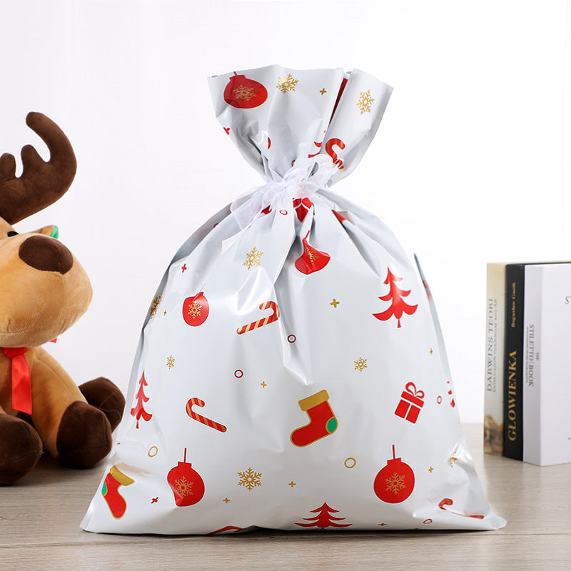 Creative Printing Christmas Gift Bundle Packing Bag